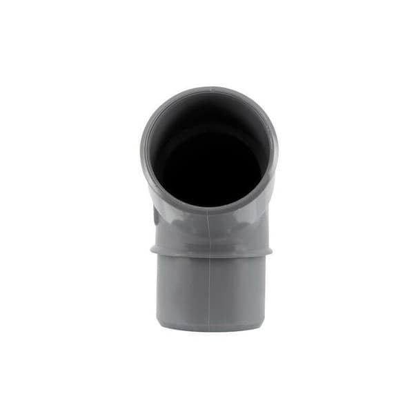 Coude pvc 67 grader 30 MF 40 Grå