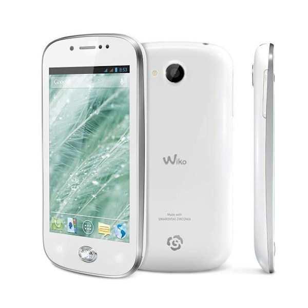 Wiko Smartphone Sublim tillverkad med Swarovski zirconia (10,16 cm (4 tum) IPS, 1 GHz, Dual Core, 512 MB RAM, 4 GB lagring,