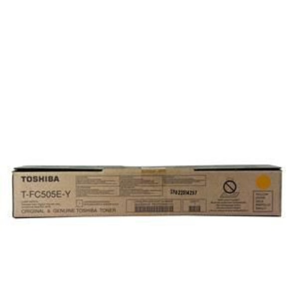 Gul tonerkassett T-FC505E för Toshiba e-STUDIO - upp till 33 600 sidor