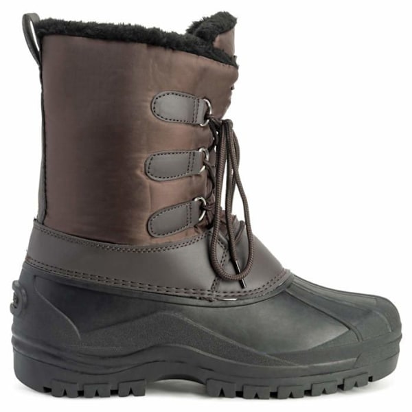 Polar Boot - 21,99 - Mud Snörning Herr Kort Nylon Vinter Snö Snörning Vattentät Duck Boots Svart 42