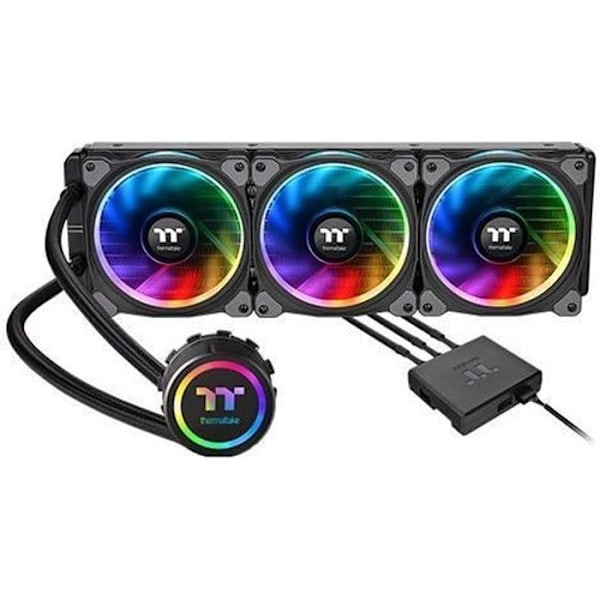 THERMALTAKE Floe Riing RGB 360 TT Premium Edition AIO vattenkylningssats Svart