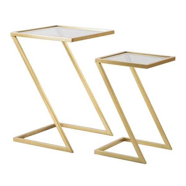 Soffbord Mauro Ferretti Z (x2) guld-