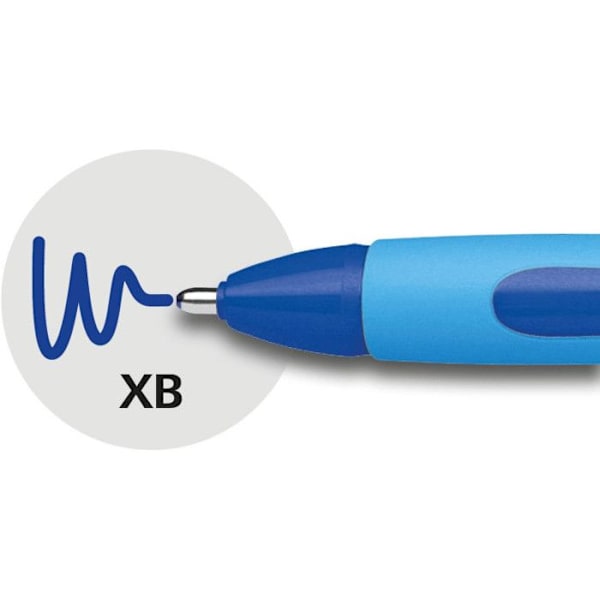 Ballpoint pen - Schneider - Slider Memo XB - 0,6 mm - 4 stycken - Blå färg Blå