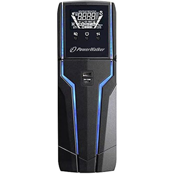 UPS - POWERWALKER - VI 1500 GXB IEC - Linjeinteraktivitet - 8 AC-utgångar - 1,5 kVA - 900 W