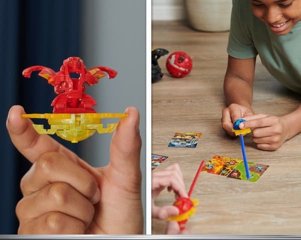 Bakugan Startpaket Strategispel med 3 figurer Special Attack Nillious