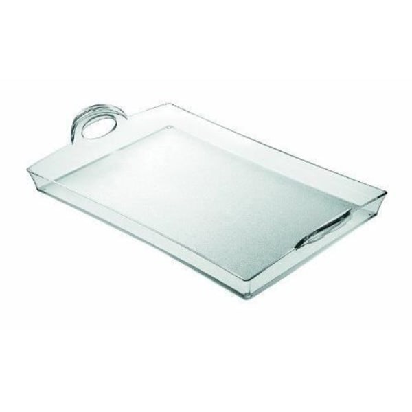 Rektangulär bricka - Guzzini - 21280000 - Transparent - 8,7 x 54 x 33,5 cm - Kök Transparent