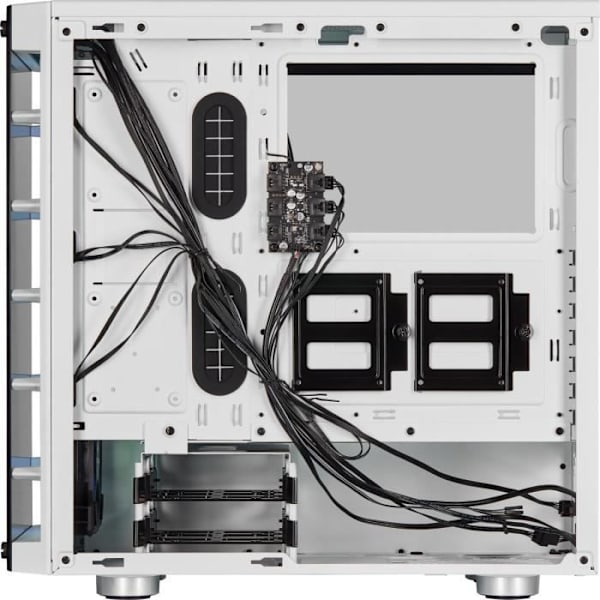CORSAIR iCUE 465X RGB Connected Case - ATX Mid-Tower - RGB - Vit (CC-9011189-WW)