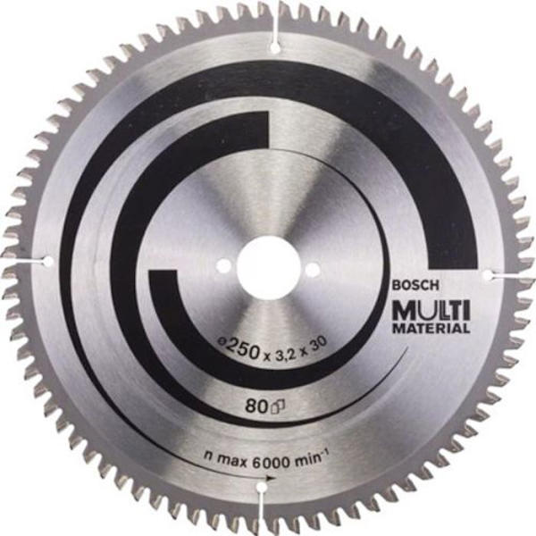 Cirkelsågbladsdiameter 250 x 30 x 3,2 mm multimaterial - 80 tänder - BOSCH - 2608640516
