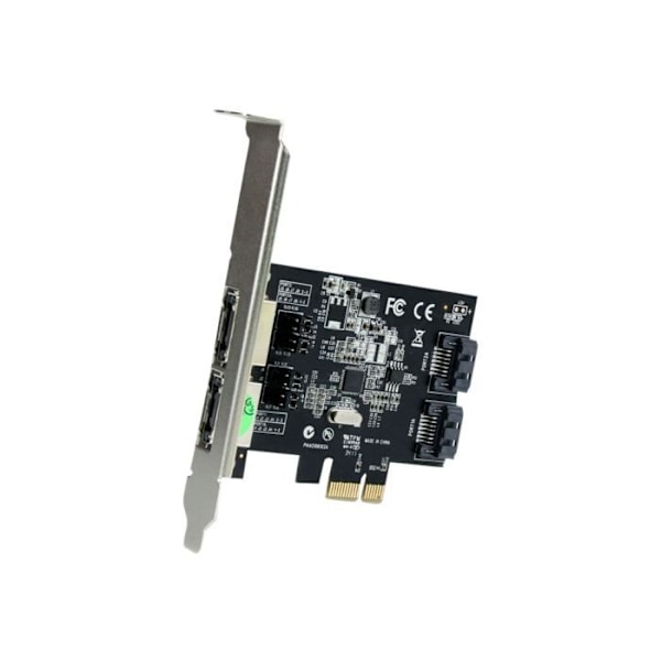 STARTECH PCI Express-kontrollkort med 2 interna SATA III-portar och 2 externa eSATA-portar