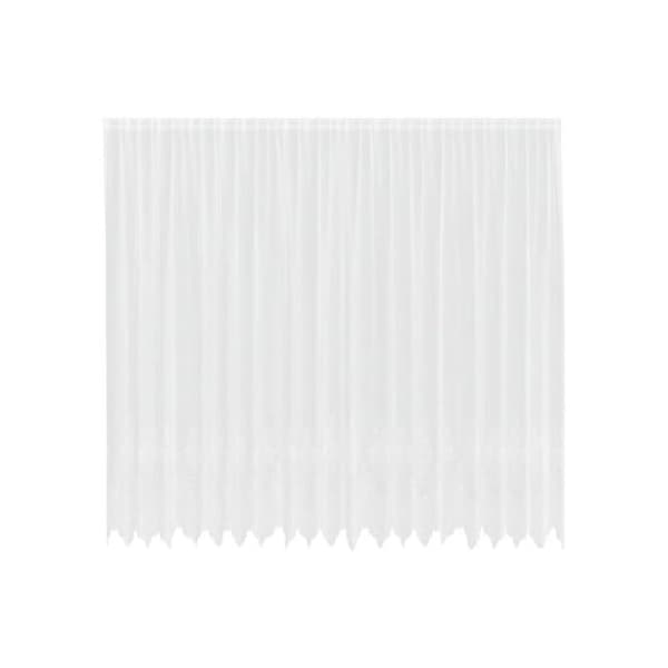 Blomster spetsgardin - vidaXL - Vit - Polyester - 280x500 cm - Ljusfiltrerande - Integritetspaneler Vit