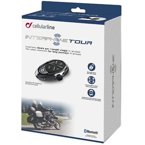 CELLULÄR LINE Motorcykelintercom -Tour - Enkelpack