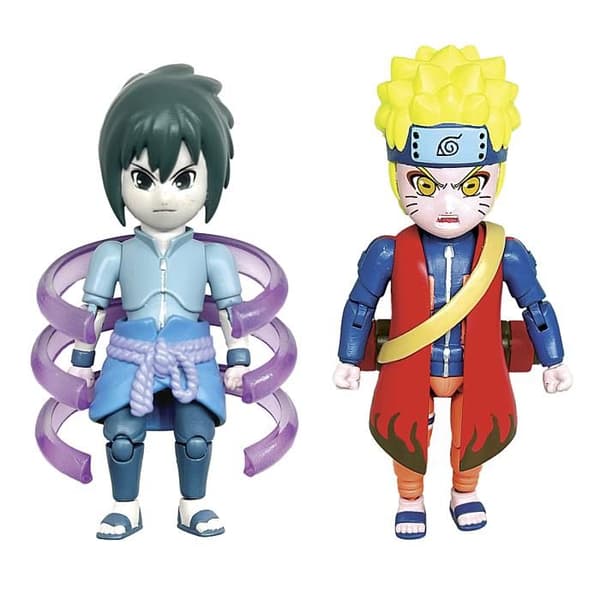 Byggbar ledad figur - SILVERLIT - Hero Builder Naruto - Naruto & Sasuke - 16 leder - Tillbehör