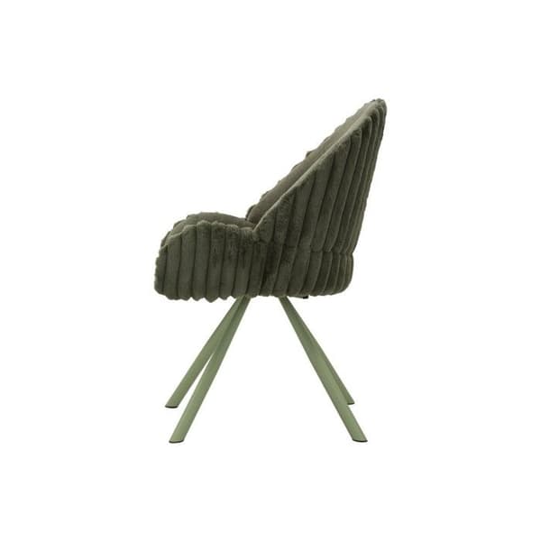 Set med 2 Designstolar "Stoccolma" 85cm Grön