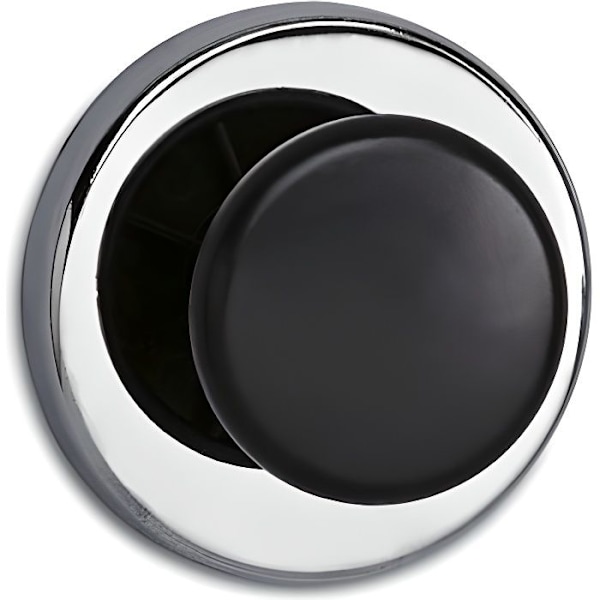 Kraftfull magnet med knapp - MAUL - 12 kg modell - Stål - Plast - 16 mm mellanrum silver-