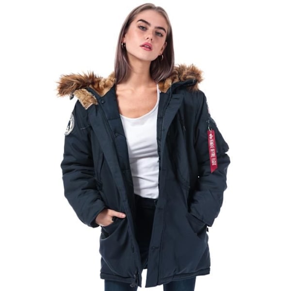 Alpha Industries Polarjacka för dam Mörkblå Mörkblå XS