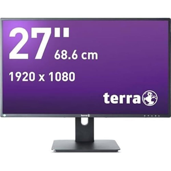LED-skärm - TERRA - Terra Greenline Plus - 27 tum - HDMI - DisplayPort - Svart
