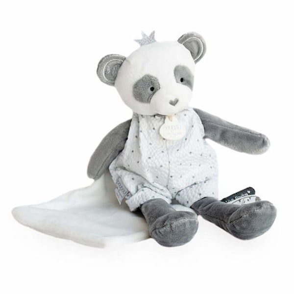 DOUDOU ET COMPAGNIE Drömfångare - Pandadocka 26cm Grå