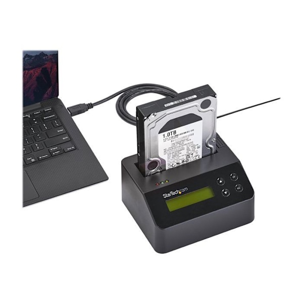Dockningsstation - STARTECH - SDOCK1EU3P - USB 3.0 - HDD/SSD SATA 2,5" och 3,5" - Svart