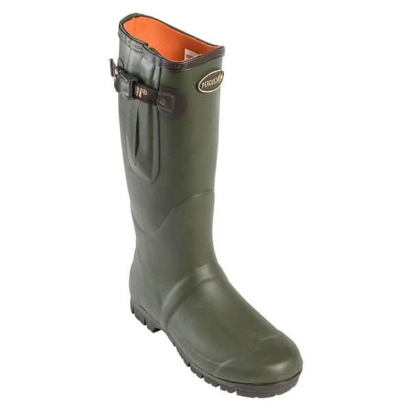 Neopren regnboots PERCUSSION Sologne kaki 45