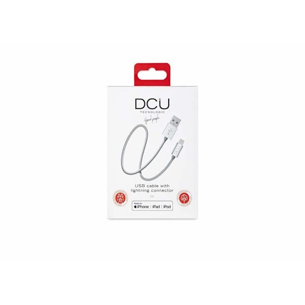 DCU TECNOLOGIC Kabel för dataöverföring DCU - 1 m Lightning / USB