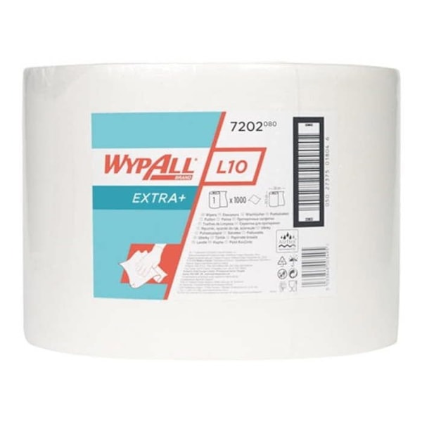 Essityr - Kimberly-Clark - WYPALL L10 EXTRA - Material AIRFLEX - 56 rullar per pall