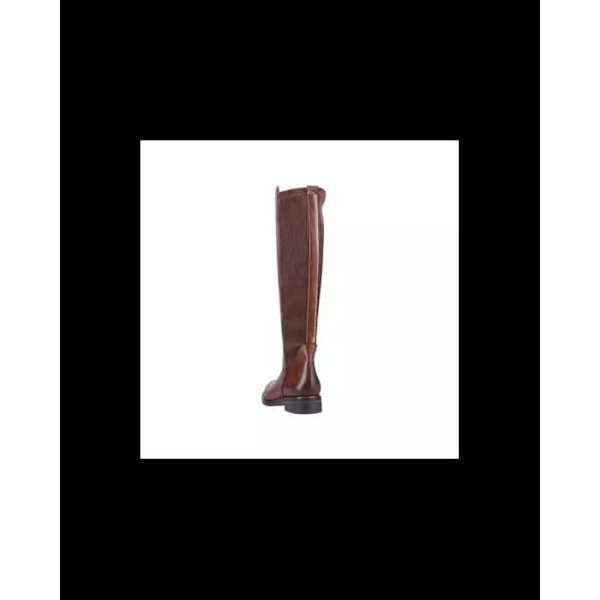 Ridkänga - REMONTE - JULIETTE - Mjukt läder - Med resår - Camel Brown Kamel 39