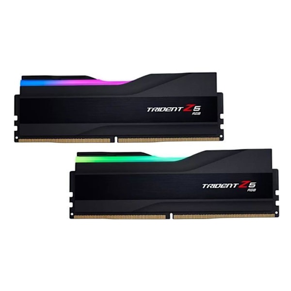 Trident G.SKILL RAM-minne med RGB, DDR5, 32 GB, 6400 MHz, CL32 (F5-6400J3239G16GX2-TZ5RK)