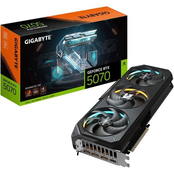 Gigabyte - Grafikkort - GeForce RTX 5070 - Gaming OC - 12Go