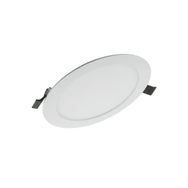 LEDVANCE DL SLIM ALU DN 205 22 W 3000 K WT, Funktionell, Vit, IP20, Inbyggd, Rund, 1 lampa(er)
