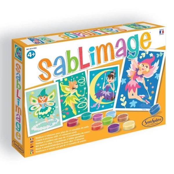 Sandimage Fairies Unik Färg Flerfärgad