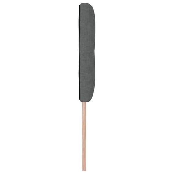 vidaXL Justerbar sänggavel Grå 144 cm tyg 42007151