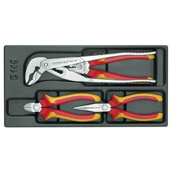 VDE tångsortiment - GEDORE - artikelnummer 1733079 - Elskydd - Tångsats