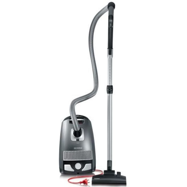 SEVERIN BC7045 Kanisterdammsugare med påse - 750W - 72 dB - B - Grå Svart, Grå