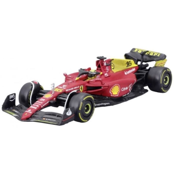 Bburago F1 Ferrari F1-75 2022, Leclerc 1:24 modellbil - 4893993268061