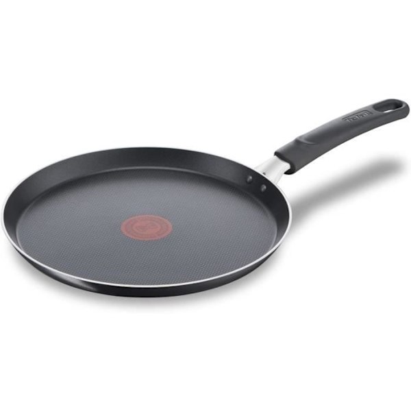 Creppanna - TEFAL - B56410AZ - 25 cm - Non-stick beläggning - Thermo-Signal - Tillverkad i Frankrike Svart