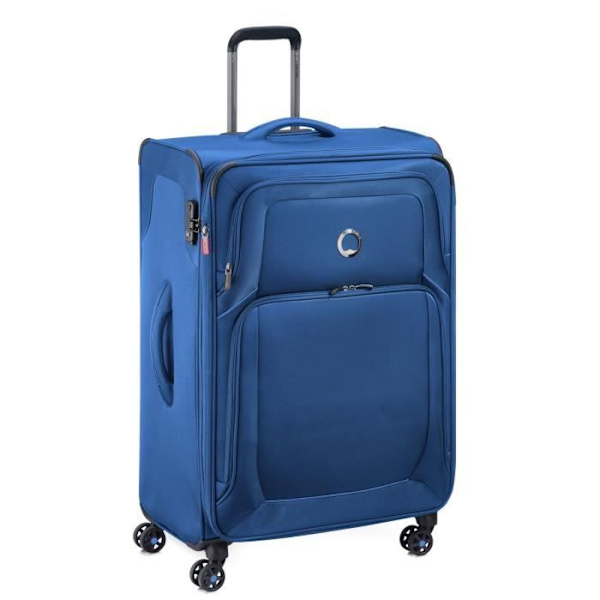 DELSEY Optimax Lite Expanderbar vagn med 4 dubbelrullar M Blå [110181]