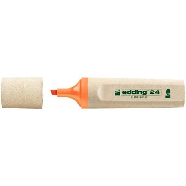Surlinhare - edding - EcoLine 24 - Vattenbaserad bläck - Sned spets - Paket med 4 färger