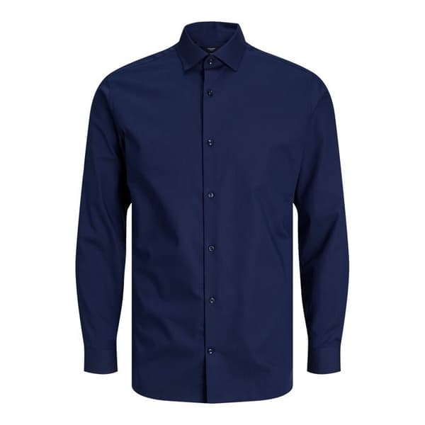 Jack & Jones parker långärmad skjorta - perfekt marinblå - M