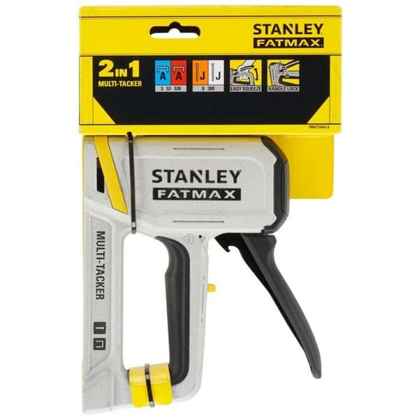 Multifunktionell häftapparat 2 i 1 - STANLEY - FatMax - Spikfunktion - Precision - Komfort