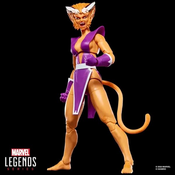Figur Hasbro Marvel Legends Series X-Force Feral orange/violt