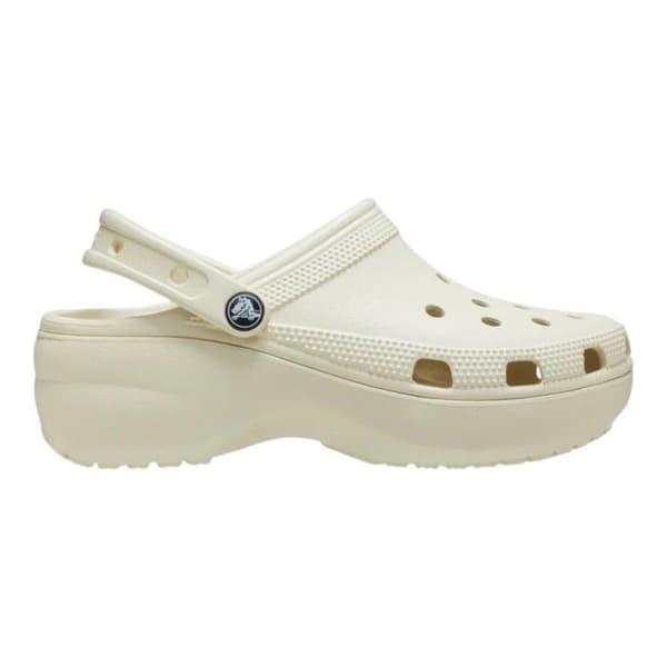 Kvinnor Sabots - CROCS - Classic Platform - Beige - Plattform - Plastöverdel ben 39