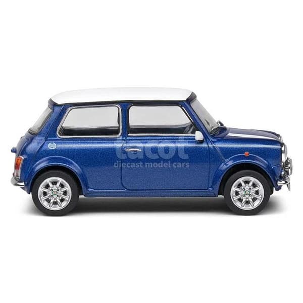 Samlarbil i miniatyr - Mini Cooper S 1997 - Solido 1/43 Tahiti Blå
