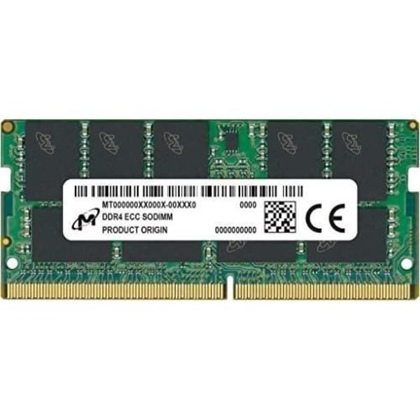 Minne DDR4 ECC SODIMM 32GB 2Rx8 3200 - CRUCIAL - Kapacitet 32GB - Hastighet 3200