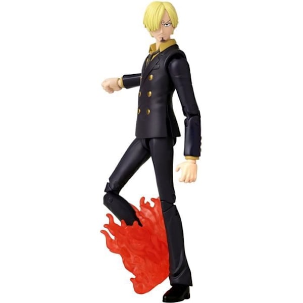 Anime Heroes Figur 17 cm Sanji - BANDAI One Piece Svart