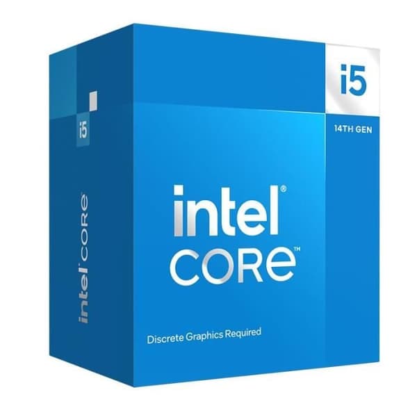 Processor - INTEL - Core i5-14400F - 10 kärnor - 4,7 GHz Turbo - 20 MB Smart Cache
