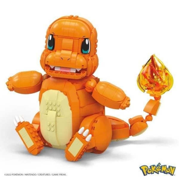 Mega Construx - Pokémon - Giant Salameche - byggleksak - 7 år och + Flerfärgad