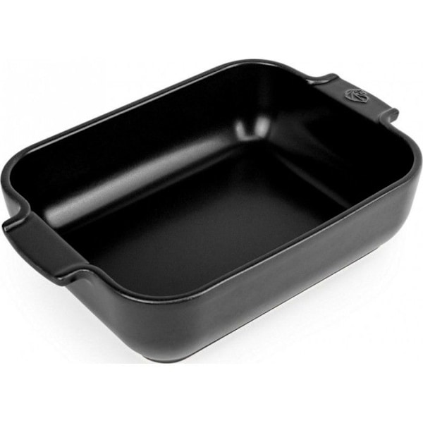 PEUGEOT Ugnsform Appolia rektangulär 25cm Svart Satin
