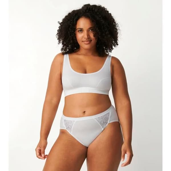 BRIEFS varumärke SLOGGI CHIC MIDI (3 BRIEFS +1 GRATIS) färg VIT VIT 52
