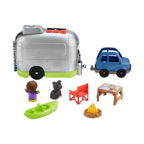 Interaktivt campingpaket - FISHER PRICE - HJN40 - 2 i 1 - Flerfärgade ljus - Gradvis utveckling mångfärgad