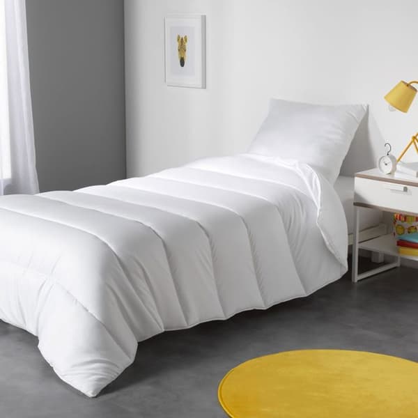 Couette 1 person 140 x 200 cm - DOUCEUR D'INTERIEUR - Polyester - Premium anti-midd Vit